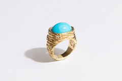 Nest Ring, Turquoise