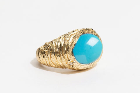 Nest Ring, Turquoise